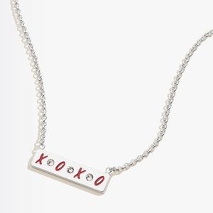 Gossip Girl XOXO Bar Charm Necklace Valentine’s Day